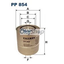 Filtron Üzemanyagszűrő (PP 854) üzemanyagszűrő