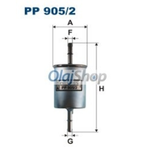 Filtron Üzemanyagszűrő (PP 905/2) üzemanyagszűrő