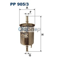 Filtron Üzemanyagszűrő (PP 905/3) üzemanyagszűrő
