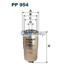 Filtron Üzemanyagszűrő (PP 954) üzemanyagszűrő