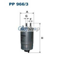 Filtron Üzemanyagszűrő (PP 966/3) üzemanyagszűrő