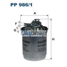 Filtron Üzemanyagszűrő (PP 986/1) üzemanyagszűrő