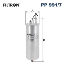 Filtron Üzemanyagszűrő PP 991/7 autóalkatrész