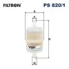 Filtron Üzemanyagszűrő PS 820/1