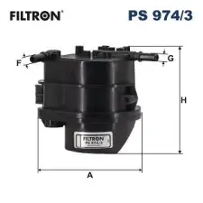 Filtron Üzemanyagszűrő PS 974/3 autóalkatrész