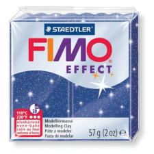 FIMO Effect süthető gyurma, 57 g - csillámos kék (8020-302) modellmassza