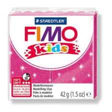 FIMO Gyurma, 42 g, égethető, FIMO "Kids", glitteres rózsaszín süthető gyurma