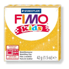 FIMO Gyurma, 42 g, égethető, fimo "kids", glitteres arany 8030-112 süthető gyurma