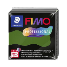 FIMO Gyurma, 57 g, égethető, FIMO  Professional , levélzöld süthető gyurma
