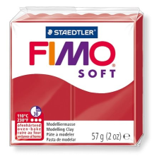 FIMO Gyurma, 57 g, égethető, FIMO "Soft", karácsonyi piros süthető gyurma