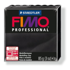  FIMO Gyurma, 85 g, égethető, FIMO &quot;Professional&quot;, fekete süthető gyurma