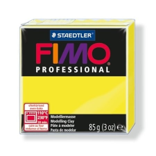 FIMO Gyurma, 85 g, égethető, FIMO &quot;Professional&quot;, sárga süthető gyurma