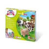 FIMO Gyurma készlet, 4x42 g, égethető, FIMO &amp;quot;Kids Form &amp; Play&amp;quot;, farm