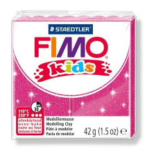 FIMO Kids Gyurma, 42 g, égetheto, glitteres rózsaszín süthető gyurma