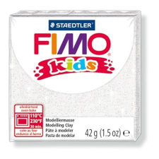 FIMO "Kids" gyurma 42g égethető glitteres fehér (8030-052) (8030-052) gyurma
