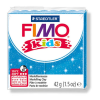 FIMO Kids süthető gyurma, 42 g - glitter kék (8030-312)