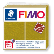 FIMO Leather Effect süthető gyurma, 57 g - olíva (8010-519) modellmassza