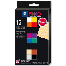 FIMO Professional Colour Pack süthető gyurma készlet, 25g - 12 szín, BASIC COLOURS süthető gyurma