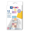 FIMO Soft Colour Pack süthető gyurma készlet, 12x25 g - Pastel Colours