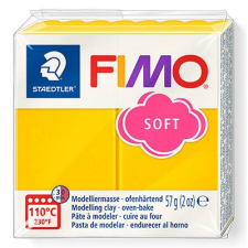 Fimo Soft süthető gyurma, 57g napsárga süthető gyurma