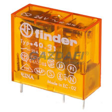 Finder 40.31.8.230.2000 Miniatűr printrelé, 1 váltóérintkező,10A villanyszerelés