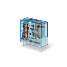 Finder 40.51.8.024.5000 Miniatűr printrelé, 1 váltóérintkező,10A villanyszerelés