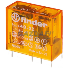 Finder 40.52.8.230.0301 Miniatűr printrelé, 2 záróérintkező, 8A villanyszerelés