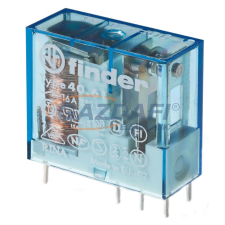 Finder 40.61.9.028.0001 Miniatűr printrelé, 1 váltóérintkező,16A villanyszerelés