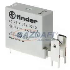 Finder 45.71.7.024.0311 Printrelé, 1 záróérintkező, 16A villanyszerelés