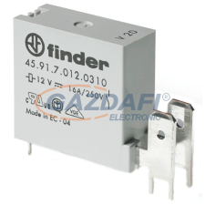 Finder 45.91.7.009.0310 Printrelé, 1 záróérintkező, 16A villanyszerelés