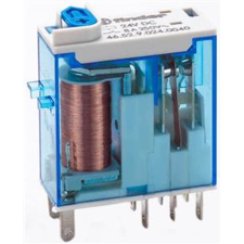 Finder 465290240074 Miniatűr ipari relé, 2 váltó, 8A villanyszerelés