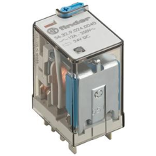 Finder 563290600040 Miniatűr  telj.relé, 2 váltóé, 12A villanyszerelés