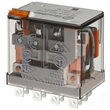 Finder 563481100040 Miniatűr  telj.relé, 4 váltóé, 12A villanyszerelés