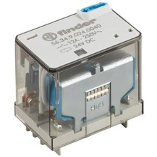 Finder 563490120040 Miniatűr  telj.relé, 4 váltóé, 12A villanyszerelés