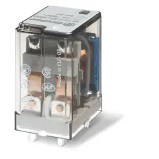 Finder 564291100000 Miniatűr  telj.relé, 2 váltóé, 12A villanyszerelés