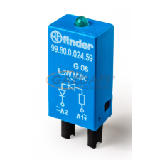 Finder 99.80.0.024.59 Dugaszolható modul villanyszerelés