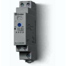 Finder Ejtéskésleltetésű segédfeszültség nélküli időrelé 16A, villanyszerelés