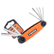 Finder imbuszkulcs készlet r. 1,5-8mm 193299 összecsukhatóató imbuszkulcs