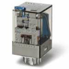 Finder Ipari relé, 2 váltóérintkező, 10A, 240 V villanyszerelés