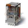 Finder Miniatűr ipari relé 24V AC, 4 váltóérintkező