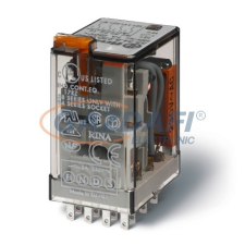 Finder Miniatűr ipari relé 24V AC, 4 váltóérintkező villanyszerelés