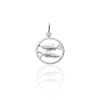 Fine Silver 925-ös ezüst halak horoszkóp medál - AG1-1-8-12-100