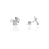Fine Silver AG121016 - Ezüst beszúrós fülbevaló
