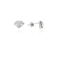 Fine Silver AG121404 - Ezüst beszúrós fülbevaló fülbevaló