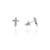 Fine Silver AG123398 - Ezüst beszúrós fülbevaló