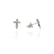 Fine Silver AG123398 - Ezüst beszúrós fülbevaló fülbevaló