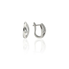 Fine Silver AG123541 - Ezüst francia záras női fülbevaló pár