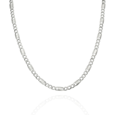 Fine Silver AG123974 - Ezüst Gucci figaro nyaklánc Hossz: 50 cm nyaklánc