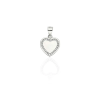 Fine Silver AG124677 - Ezüst szív medál
