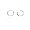 Fine Silver AG124721 - Ezüst bepattintós női fülbevaló pár